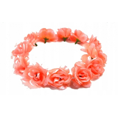 Róża główka 12 szt 4 cm Coral